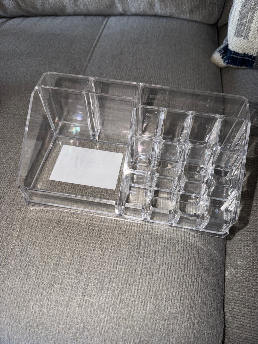 Clear Acrylic Desk and Vanity Organizer - Transparent